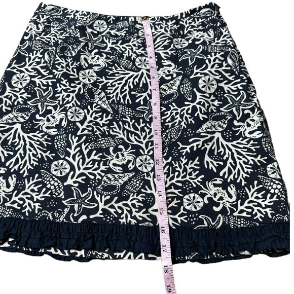 Vineyard Vines Nautical Ruffle Skirt size 0 - Picture 7 of 7